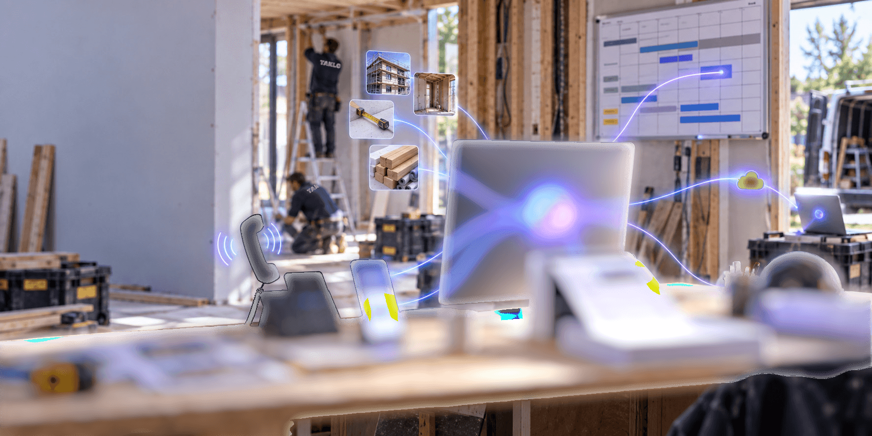 Bouwsoftware zonder dubbel invoeren: vijf plekken, één klus